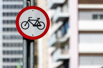 Cyclist sign