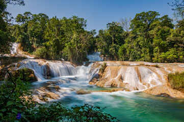 Agua Azul Waterfalls in Chiapas