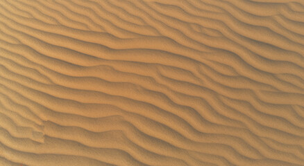 aerial view of a beautiful sahara desert sand mountains