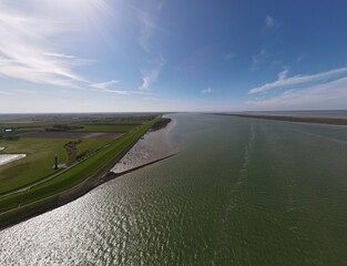 Landschaft in Zeeland/Niederlande