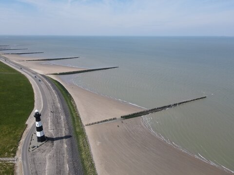 Leuchtturm Nieuwe Sluis bei Breskens/Niederlande