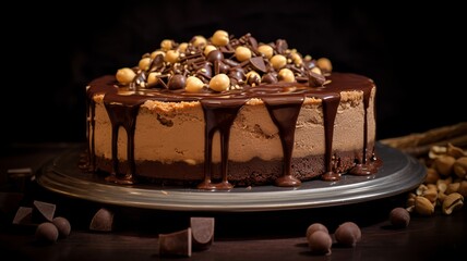 Decadent Delight: Nutella Cheesecake Bliss
