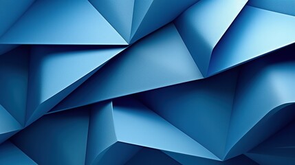 Abstract paper blue background A professional 3d renderi generative ai