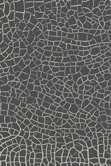cracked tile mosaic texture