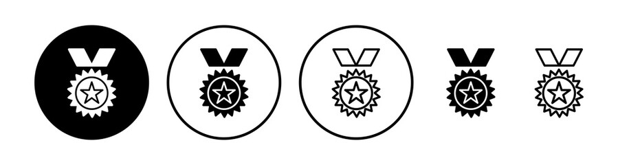 Achieve icon vector. medal icon vector. award. Certificate