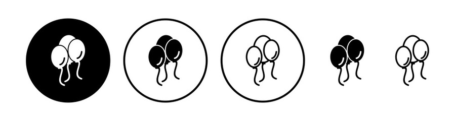 Balloon icon vector. air balloon icon isolated