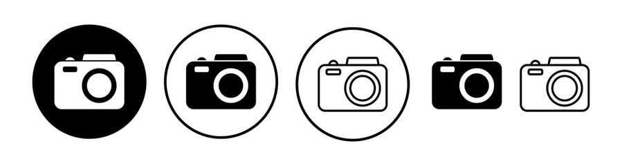 Camera Icon in trendy flat style isolated. Camera symbol web site design