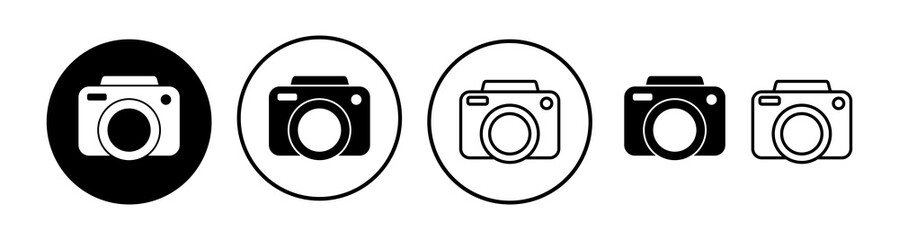 Camera Icon in trendy flat style isolated. Camera symbol web site design