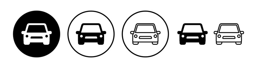 Car icon vector. Car sign. sedan