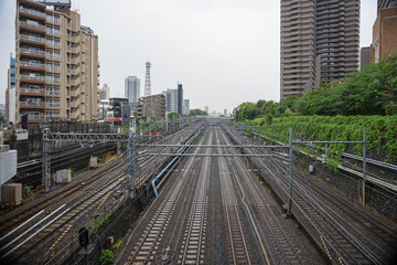 東京の鉄道線路