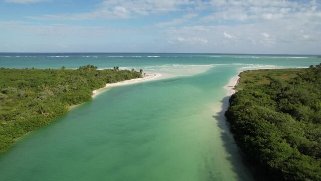 Beautiful view of Holbox beaches