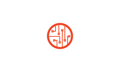 Illustration of a Tech board logo symbol on a white background