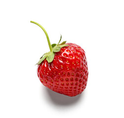 Fresh strawberry on white background