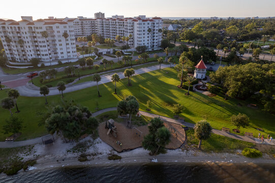 Aerial drone photo of Ormond Beach, Florida