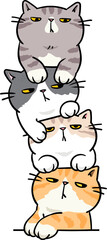Funny Cartoon Cat