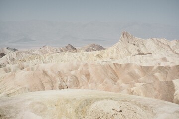 Mountains of Zabriskie Point in Death Valley National Park, California, United States