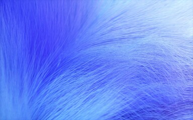 Fluffy blue soft fur for background or texture