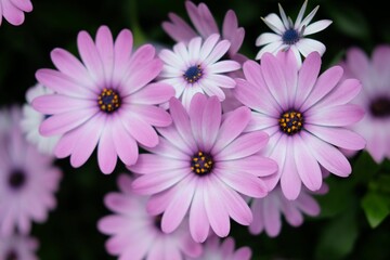 Obraz premium Closeup of Dimorphotheca ecklonis, African daisies, Cape marguerites.