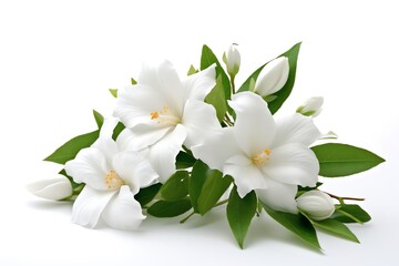 Naklejka na ściany i meble lily on white