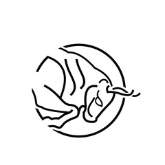 Bull Vector Icon