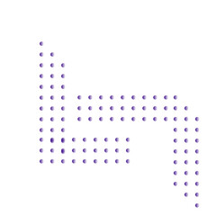 Geometric Shape Dotted Gradient