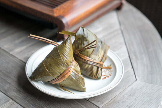 Zongzi. Rice dumpling for Chinese traditional Boat Festival.