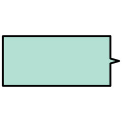 Fototapeta premium 큰 말풍선