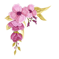 flower, vector, design, illustration, graphic