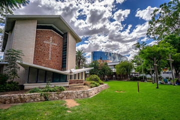Alice Springs, Australia - Town church and surrounds