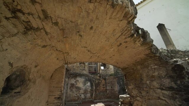 ruins of Garcia D'Avila castle in Praia do Forte Bahia Brazil