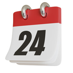 Planning schedule icon concept, modern 3d calendar.