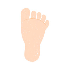 手描き足の裏