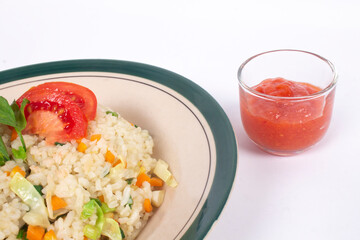 fried rice. asian fried rice. traditional food. asian food