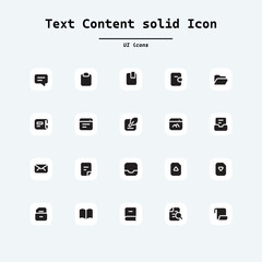 Set of Message Vector Line Icons. Contains such Icons as Conversation, SMS, Heart, Love Chats, Notification, email. Collection ui icons with squircle shape. Web Page, Mobile App, UI, UX design.
