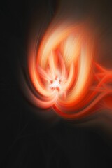 Abstract background with a bright light pattern