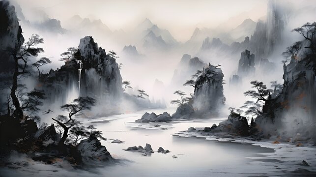 Sumi-E Images – Browse 51,903 Stock Photos, Vectors, and Video