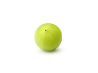 Indian gooseberry Phyllanthus emblica amla fruits green transparent background