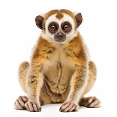 Fototapeta premium Bengal Slow Loris (Nycticebus bengalensis) sitting and looking at camera