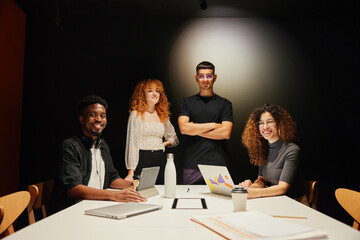 Young colleagues in coworking