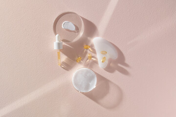 Laboratory glassware made of natural glass