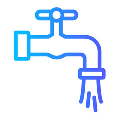 faucet gradient icon