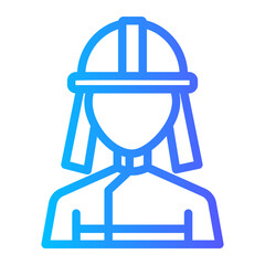firefighter gradient icon