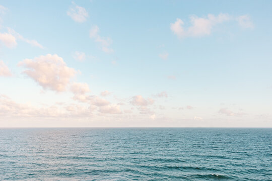 Clouds over the ocean