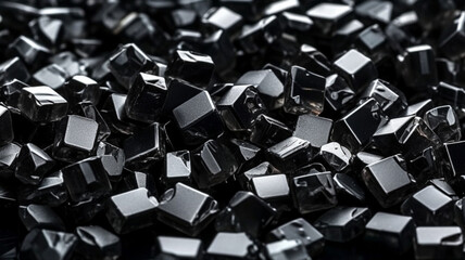 Obraz premium Abstract background with black squares