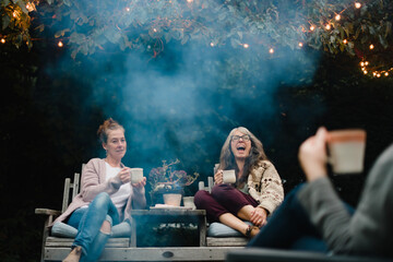 Backyard garden party