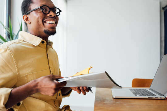 Man Working in Office