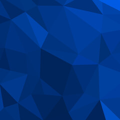 abstract triangles blue geometric background for business