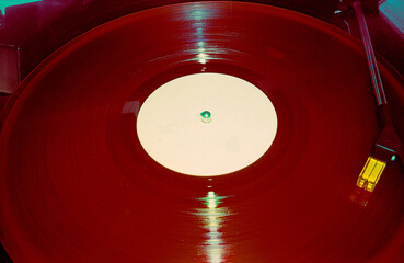 Red vinyl