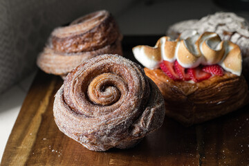 various pastries