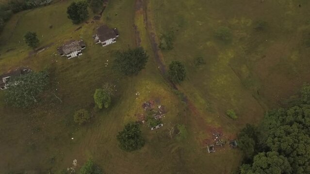 toma aerea posada alemana